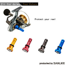 Load image into Gallery viewer, SANLIKE Fishing Reel Handle Protect Reel Holder for Daiwa Spinning Reel Aviation Aluminium Fishing Tackle Saltwater Fish
