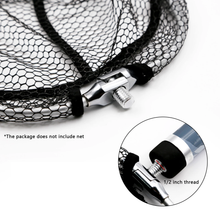 Load image into Gallery viewer, SANLIKE 5/6m Fishing Landing Net Telescopic Carbon Fibre Rod with Shoulder Strap Portable Fishing Tools Accessories