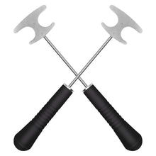 Load image into Gallery viewer, SANLIKE 39cm Shrimp Bait Shovel EVA Anti Slip Handle Stainless Steel Fishing Lure Shovel Fishing Tools Accessories
