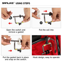 Load image into Gallery viewer, SANLIKE Reel The Fishing Line Tippet Spool Is Inserted Into The Holder Fishing Line Can Be Conveniently Stored Tool