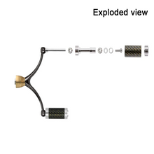 Load image into Gallery viewer, SANLIKE for Daiwa Hard aluminium fishing reel handle Ultra-light and corrosion-resistant, suitable for sea fishing left/right