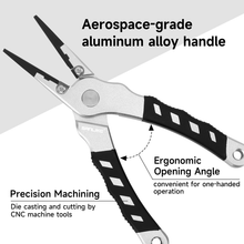 Load image into Gallery viewer, SANLIKE Aluminium Fishing Plier Tungsten Carbide Knife Rustproof Fish Hook Removal Line Cutting Fish Grabber Fishing Accessories