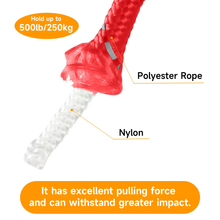 Load image into Gallery viewer, SANLIKE 8 PCS Tent rope 4 m Reflective tent rope for tents with blue storage bag Camping Hiking Tent Accessories