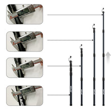 Load image into Gallery viewer, SANLIKE 2.5m Aluminium Retractable Tarp Pole Retractable Tent Pole Shelter Support Pole Tarpaulin Pole Camping Hiking Tools