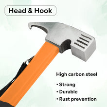 Load image into Gallery viewer, SANLIKE 30cm Hammer Tent Pegs Nail Multifunction Portable Ultra Light Hammer Tent Outdoor Camping Tools Accessories