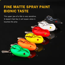 Load image into Gallery viewer, SANLIKE 6pcs Fishing Lure Soft Artificial Silicone Bait Modified Bionic Jump Frog Double Hook Thunder Frog Bait Lure Wobblers