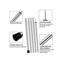 Load image into Gallery viewer, SANLIKE 2 sets telescopic tent poles waterproof adjustable tent poles for camping tents awning poles outdoor accessory tool