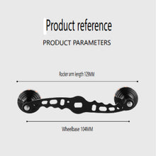 Load image into Gallery viewer, Water drop wheel double rocker arm modification metal ball grip pill Leiqiang wheel drum wheel modification rocker arm