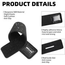 Load image into Gallery viewer, SANLIKE 10 Pcs Fishing Rod Ties Bracket Strap Belt Waistband Sling Fastener Elastic Bandage Fishing Accessories Tackle Tools