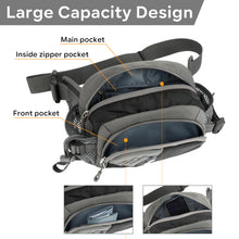 Load image into Gallery viewer, SANLIKE Waist Pack Nylon Bodypack Hiking Phone Pouch Outdoor Sports Waterproof Running Bag Gym Bags Fanny Pack For Travel