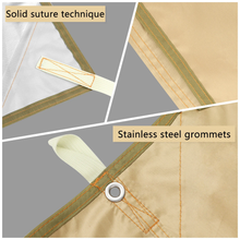 Load image into Gallery viewer, SANLIKE Outdoor Canopy Sunshade Rainproof And Sunscreen Portable Silver Coated Square Butterfly Tent For Camping And Picnicking