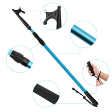 Load image into Gallery viewer, SANLIKE 2M/3.6M Boat Hooks Aluminum Tube Telescopic Adjustable Pole Floating Durable Rust-Resistant Push Pole Boats Accessory