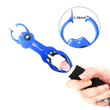 Load image into Gallery viewer, SANLIKE Fish Lip Grip Aluminum Alloy Gear Non-Slip EVA Handle Fishing Grip Clip Max Weighing 17KG Fishing Gripper Accessories