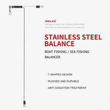 Load image into Gallery viewer, SANLIKE T-type Balance Stainless Steel Deep Sea Fishing Accessories Anti-winding Sea Fishing Giant Bracket Balance