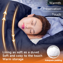 Load image into Gallery viewer, SANLIKE Ultralight Portable Navy Warm Envelope Sleeping Bag with Compression Sack for Outdoor Camping and Hiking