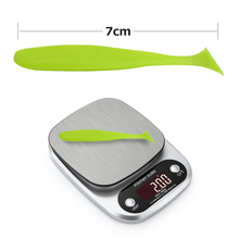 Load image into Gallery viewer, SANLIKE 10pcs Soft Plastic Fishing Lures Set Soft Bait T Tail Soft Bug Swimbaits Silicon Rubber Jig Fishing Bait Softworm Tackle