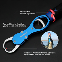 Load image into Gallery viewer, SANLIKE Fish Grip Pliers Set Aluminum Alloy Hand Grip Portable Fishing Lip Gripper Fishing Tool Accessories