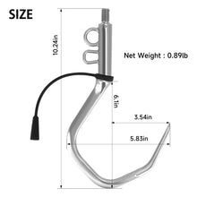 Load image into Gallery viewer, SANLIKE Fishing Hook Double Hole Fishing Spear Hook With 1/2 UNC Stainless Steel Fish Gaff For Freshwater Saltwater Fishing Tool Accessories