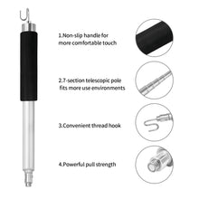 Load image into Gallery viewer, SANLIKE Telescopic Magnet Pick Up Tool Mini Hand Portable Grabber Picker Adjustable Garbage Iron Rod Pickup Tool