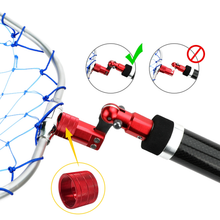 Load image into Gallery viewer, SANLIKE  Fishing Net Nylon Portable Folding Landing Dip Net Collapsible Aluminium Oval Frame with Adaptor Fishing Accessories