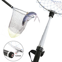 Load image into Gallery viewer, SANLIKE 3m Telescopic Fishing Net Portable Carbon Long Handle Pole 9 Section Landing Nets Rod Fishing Tool Accessories
