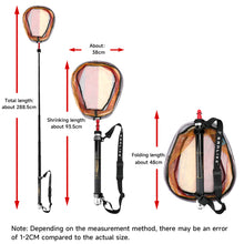 Load image into Gallery viewer, SANLIKE Fishing Landing Nets Telescoping Foldable Handle Rod Frame Pole for Carp Fishing Tackle Catching Releasing Fishing Tool