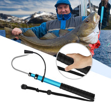 Load image into Gallery viewer, SANLIKE 60cm Fishing Spear Hook Aluminum Alloy Handle Stainless Telescopic Fishing Gaff Ice Sea Fishing Tackle Accessories