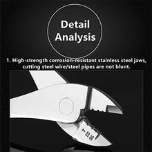 Load image into Gallery viewer, SANLIKE Stainless Steel Fishing Pliers Multifunction Pliers Fishing Pliers Non Slip Rubber Grip Fishing Tackle Tool