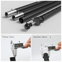 Load image into Gallery viewer, SANLIKE 4-section adjustable tarp poles camping tent poles aluminium telescopic poles for tent shelters Easy to assemble