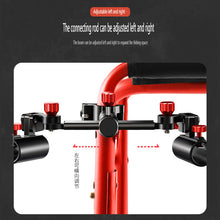 Load image into Gallery viewer, SANLIKE Aluminium-magnesium alloy fishing box double turret bracket universal thickening frame seat double rod fishing tackle