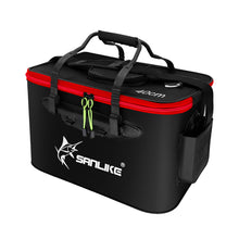 Load image into Gallery viewer, SANLIKE 40cm Portable folding fish bucket EVA waterproof material Outdoor camping Fishing box Suitable for travelling, hiking