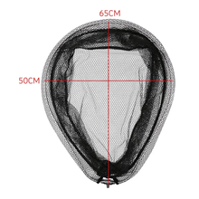 Load image into Gallery viewer, SANLIKE Portable Fishing Net Collapsible Rubberized Nylon Mesh Hole 8*8mm Depth Aluminium Frame Ring Folding Fishing Landing Dip Net 4 Section Folding 1/2 Inch Screw UK Standard