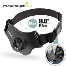 Load image into Gallery viewer, SANLIKE Fishing Fighting Belt Rod Holder Aluminum Adjustable Alloy Fishing Pole Waist Belt Tackle Saltwater Tool for Big Fish