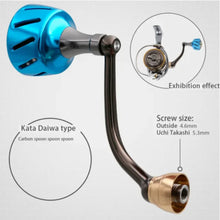 Load image into Gallery viewer, SANLIKE Aluminium Fishing ReelLeft and Right AvailablePower Handle Rocker Grip for Daiwa Spinning Fishing Reels Fishing Tools