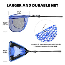 Load image into Gallery viewer, SANLIKE 1.8/2.5M Fishing Net Fiberglass Pole Folding Landing Handle Net Telescoping Rod for Easy Catch Release Carp