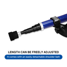 Load image into Gallery viewer, SANLIKE 5m 6m Blue Black Folding Telescopic Fibreglass Freshwater Saltwater Fishing Landing Net Rod Portable Fishing Tools