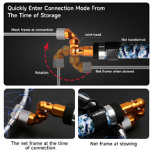 Load image into Gallery viewer, SANLIKE Folding Header 1/2 inch British Standard Header Connector for Fishing Landing Net Heads Aluminium Alloy Fishing Tools