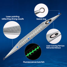 Load image into Gallery viewer, SANLIKE 200g silver Slow Metal Jig Jigging Bait Fishing Lure Saltwater Falling Jig Slow Pitch Jig Fish Lures