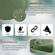 Load image into Gallery viewer, SANLIKE Yurt top hat waterproof tent top 4 tent rope stainless steel self-locking climbing buckle outdoor tent accessories