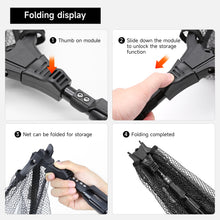 Load image into Gallery viewer, SANLIKE Triangle Handle Nylon Net with Rubber CoatingRetractable Folding Pole HandleFishing Equipment Accessories