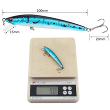 Load image into Gallery viewer, 5pcs Colours Available Lure 10cm/9g Floating Rattling Bead Imitation Hard Bait Mock Bait Fake Bait Fishing Tackle Products