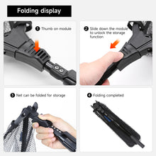Load image into Gallery viewer, SANLIKE Fishing Landing Nets Collapsible Telescopic Sturdy Pole Handle for Saltwater Freshwater Fishing Tool Extending to 38.5in