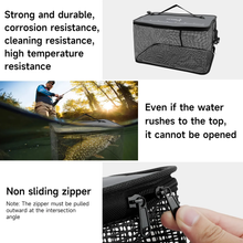 Load image into Gallery viewer, SANLIKE Portable Floating Fishguard Net Protection Fishing Basket Sea Fishing Rock Fishing Protection Live Fish Bucket Quick Dry