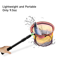 Load image into Gallery viewer, SANLIKE Fishing Net Folding Landing Net with Extra Long Telescoping Pole Handle Foldable Catch Fish Tool for Kids and Adults