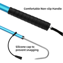 Load image into Gallery viewer, SANLIKE 60cm Fishing Spear Hook Aluminum Alloy Handle Stainless Telescopic Fishing Gaff Ice Sea Fishing Tackle Accessories