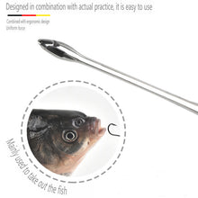 Load image into Gallery viewer, Stainless Steel Hook RemoverBlind Stab Deep Throat Hook RemoverPearwood HandleFish TakerRetractorFishing Accessories