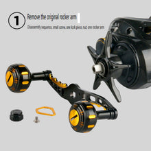 Load image into Gallery viewer, Water drop wheel double rocker arm modification metal ball grip pill Leiqiang wheel drum wheel modification rocker arm