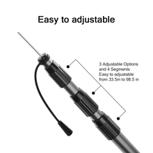 Load image into Gallery viewer, SANLIKE 250CM adjustable length tent pole set for camping and outdoor support poles Aluminium tent poles Tarpaulin poles