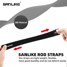 Load image into Gallery viewer, SANLIKE 10 Pcs Fishing Rod Ties Bracket Strap Belt Waistband Sling Fastener Elastic Bandage Fishing Accessories Tackle Tools