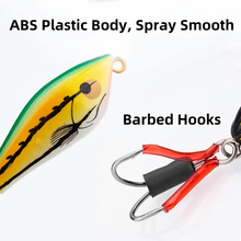 Load image into Gallery viewer, SANLIKE ABS Plastic Hard Bait Thunderfrog Lures Fishing Lures with Smooth Spray Paint Pro Bionic Barbed Hooks Fishing Tools